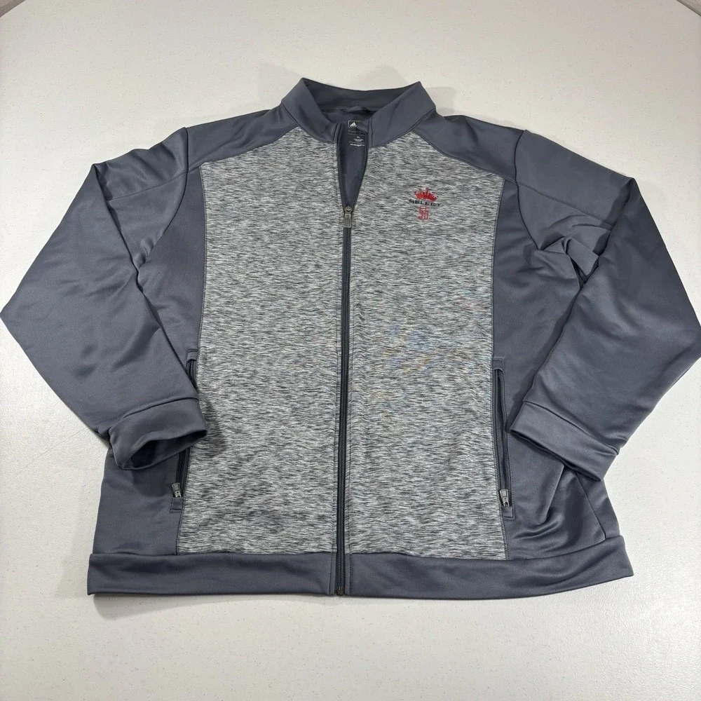 Adidas Puremotion Men's Golf Full Zip Jacket Budweiser Select 55 Beer Logo XL